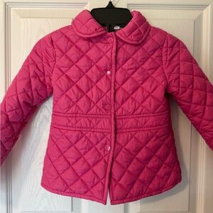 Crown & Ivy Pink Quilted Kids Puffer Jacket